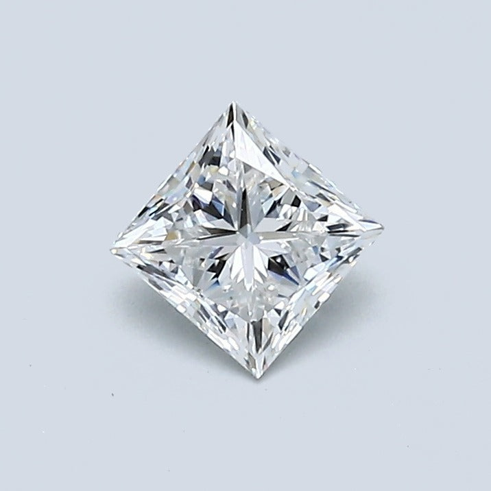 0.55 Carat Princess Diamond, E Color, VS1 Clarity, GIA Certified