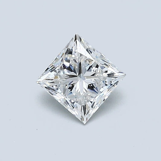 0.55 Carat Princess Diamond, E Color, VS1 Clarity, GIA Certified