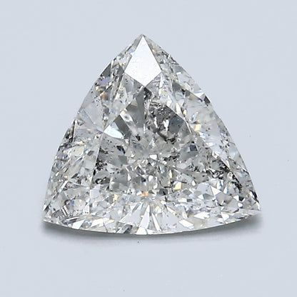 1.52 Carat Triangle Diamond, H Color, I1 Clarity, GIA Certified