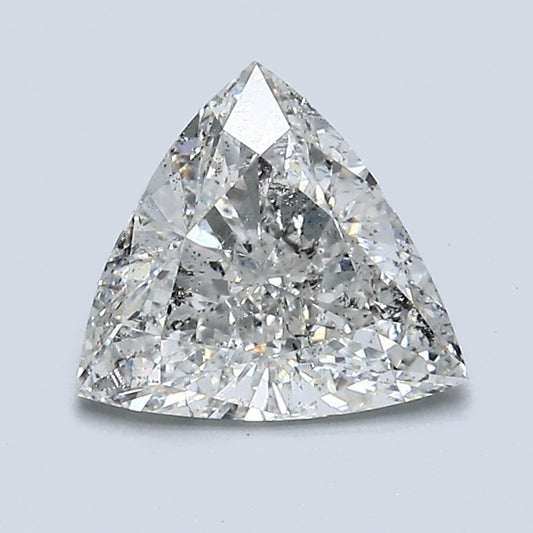 1.52 Carat Triangle Diamond, H Color, I1 Clarity, GIA Certified