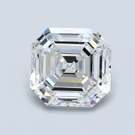 1.12 Carat Asscher Diamond, H Color, VS1 Clarity, GIA Certified