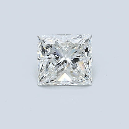 0.52 Carat Princess Diamond, G Color, VVS2 Clarity, GIA Certified