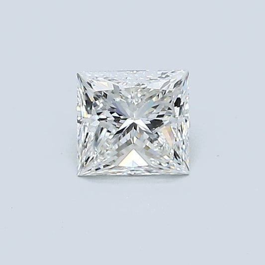 0.52 Carat Princess Diamond, G Color, VVS2 Clarity, GIA Certified