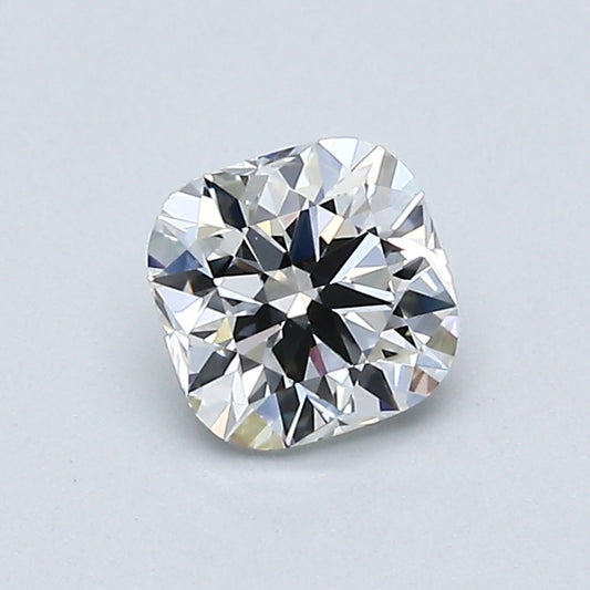 0.65 Carat Cushion Modified Brilliant Diamond, E Color, VVS2 Clarity, GIA Certified