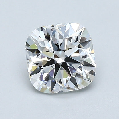 0.96 Carat Cushion Modified Brilliant Diamond, F Color, VS2 Clarity, GIA Certified
