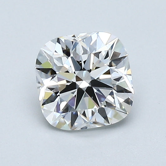 0.96 Carat Cushion Modified Brilliant Diamond, F Color, VS2 Clarity, GIA Certified
