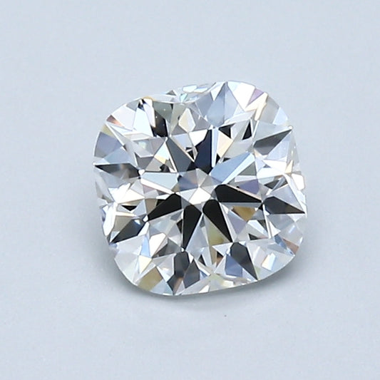 0.78 Carat Cushion Modified Brilliant Diamond, F Color, VVS1 Clarity, GIA Certified