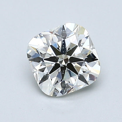 1.03 Carat Cushion Modified Brilliant Diamond, K Color, SI2 Clarity, GIA Certified