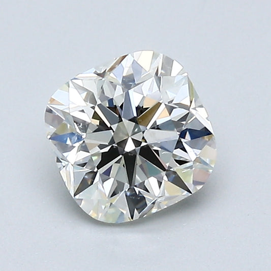 1.06 Carat Cushion Modified Brilliant Diamond, I Color, SI1 Clarity, GIA Certified
