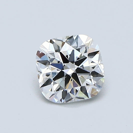 0.70 Carat Cushion Modified Brilliant Diamond, F Color, SI1 Clarity, GIA Certified