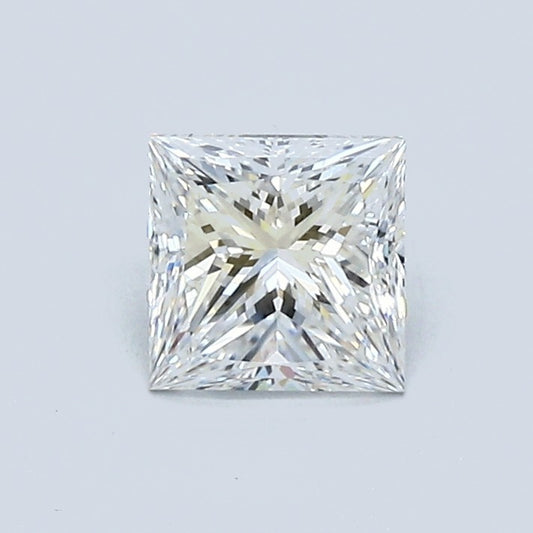 0.70 Carat Princess Diamond, F Color, VS2 Clarity, GIA Certified