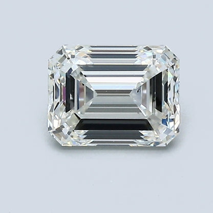 1.01 Carat Emerald Diamond, I Color, VS2 Clarity, GIA Certified