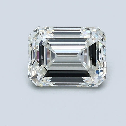 1.01 Carat Emerald Diamond, I Color, VS2 Clarity, GIA Certified