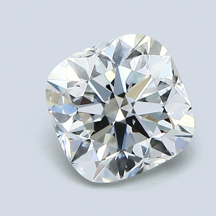 1.60 Carat Cushion Modified Brilliant Diamond, J Color, VS2 Clarity, GIA Certified