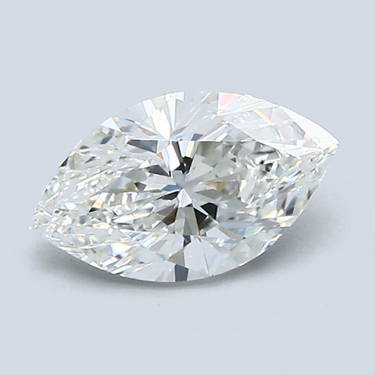 1.00 Carat Marquise Diamond, H Color, VVS1 Clarity, GIA Certified