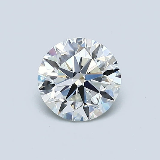 0.70 Carat Round Diamond, I Color, VS2 Clarity, GIA Certified