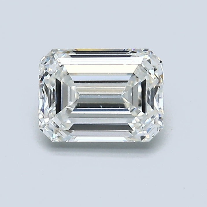 1.01 Carat Emerald Diamond, H Color, VVS2 Clarity, GIA Certified