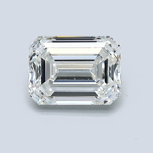 1.01 Carat Emerald Diamond, H Color, VVS2 Clarity, GIA Certified