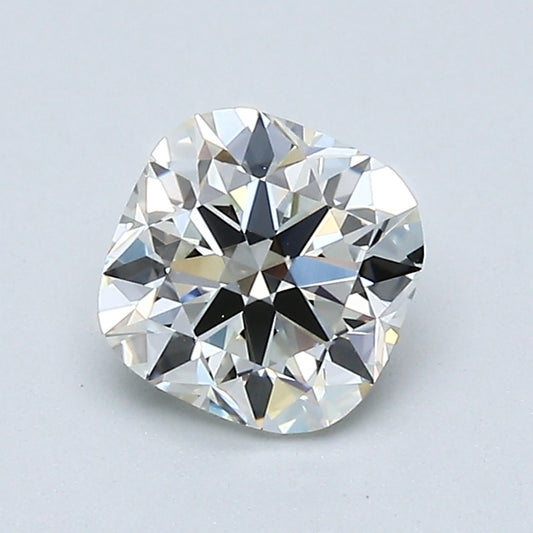 0.90 Carat Cushion Modified Brilliant Diamond, J Color, VS1 Clarity, GIA Certified