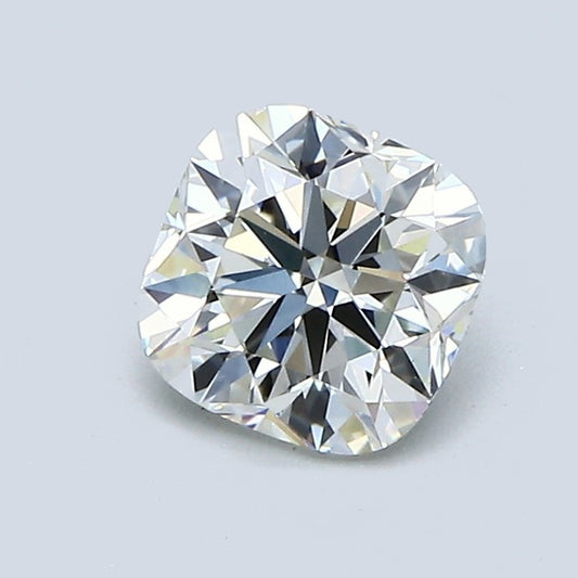 1.01 Carat Cushion Modified Brilliant Diamond, J Color, VS2 Clarity, GIA Certified