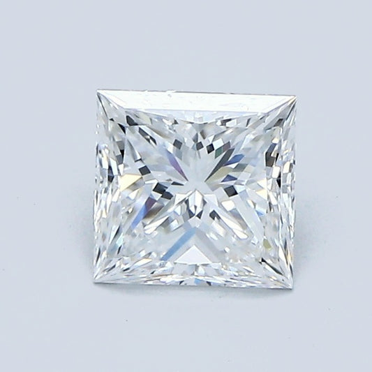 1.01 Carat Princess Diamond, E Color, VS1 Clarity, GIA Certified