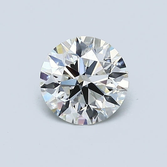 0.70 Carat Round Diamond, I Color, VVS2 Clarity, GIA Certified