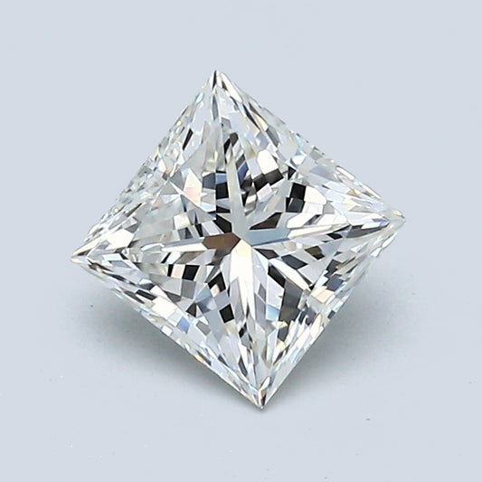 1.00 Carat Princess Diamond, J Color, VS2 Clarity, GIA Certified