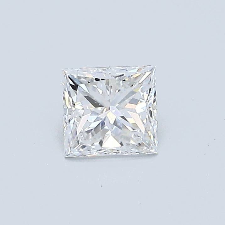 0.50 Carat Princess Diamond, D Color, VS2 Clarity, GIA Certified