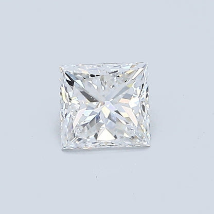 0.50 Carat Princess Diamond, D Color, VS2 Clarity, GIA Certified