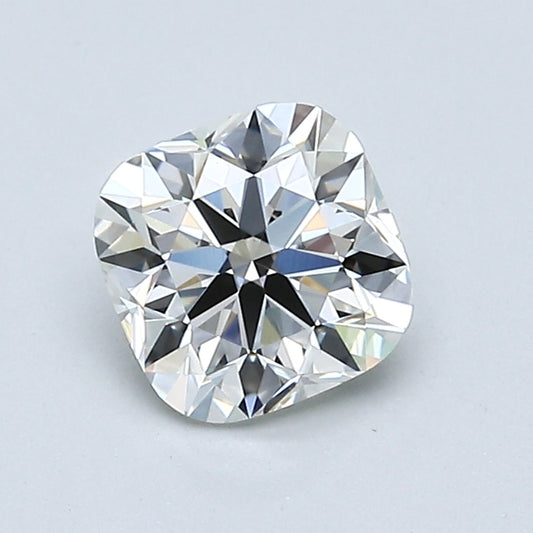 1.03 Carat Cushion Modified Brilliant Diamond, J Color, VVS2 Clarity, GIA Certified