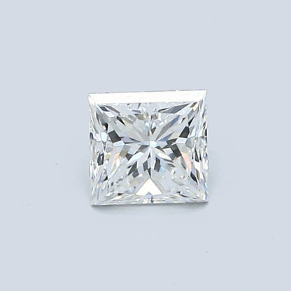 0.52 Carat Princess Diamond, F Color, VVS2 Clarity, GIA Certified