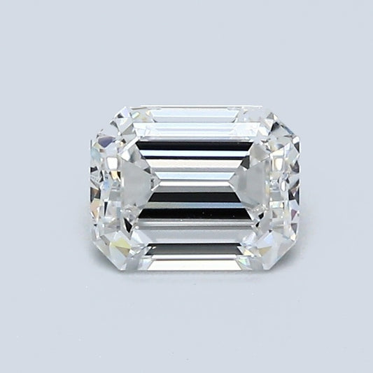 0.72 Carat Emerald Diamond, E Color, VVS2 Clarity, GIA Certified