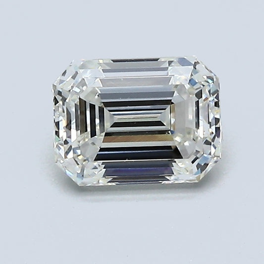 1.03 Carat Emerald Diamond, J Color, VVS2 Clarity, GIA Certified