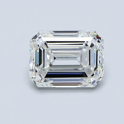 1.00 Carat Emerald Diamond, I Color, VS2 Clarity, GIA Certified