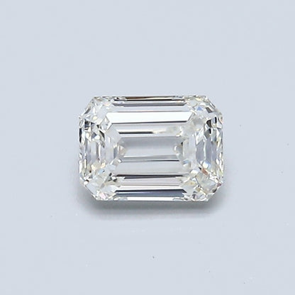 0.50 Carat Emerald Diamond, I Color, VVS2 Clarity, GIA Certified
