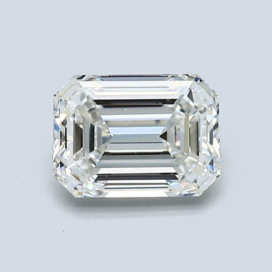 1.02 Carat Emerald Diamond, I Color, VS1 Clarity, GIA Certified