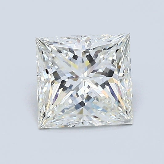 1.02 Carat Princess Diamond, I Color, SI2 Clarity, GIA Certified