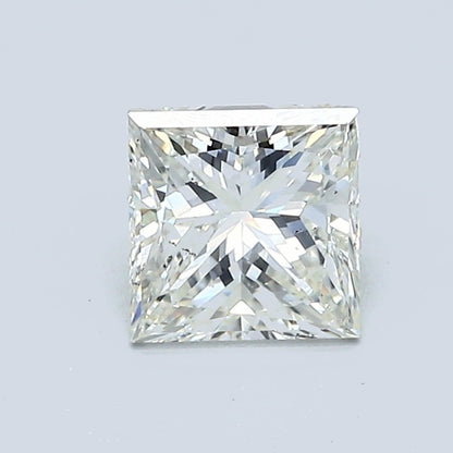 1.00 Carat Princess Diamond, J Color, SI1 Clarity, GIA Certified