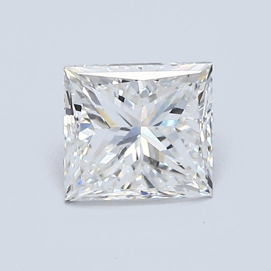 0.92 Carat Princess Diamond, F Color, VS1 Clarity, GIA Certified