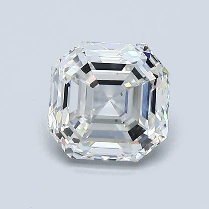 1.11 Carat Asscher Diamond, H Color, VS2 Clarity, GIA Certified