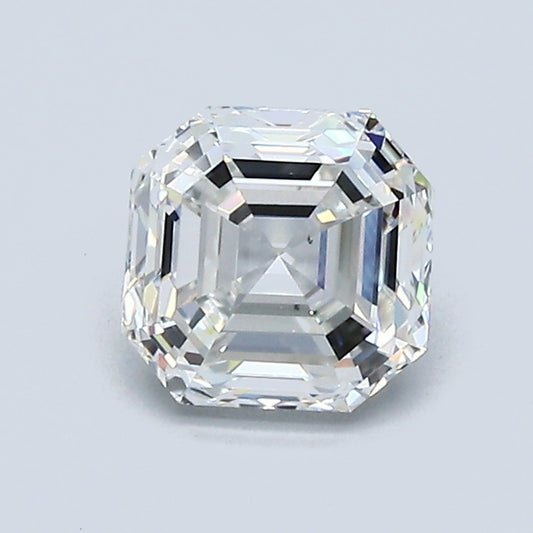 1.11 Carat Asscher Diamond, H Color, VS2 Clarity, GIA Certified